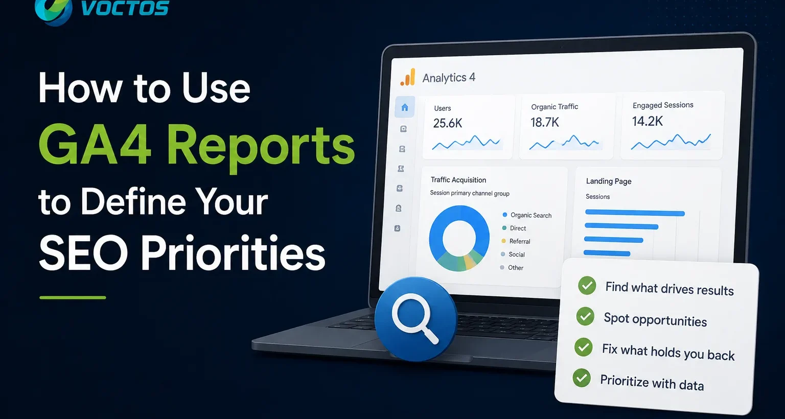 How to use GA4 reports for SEO