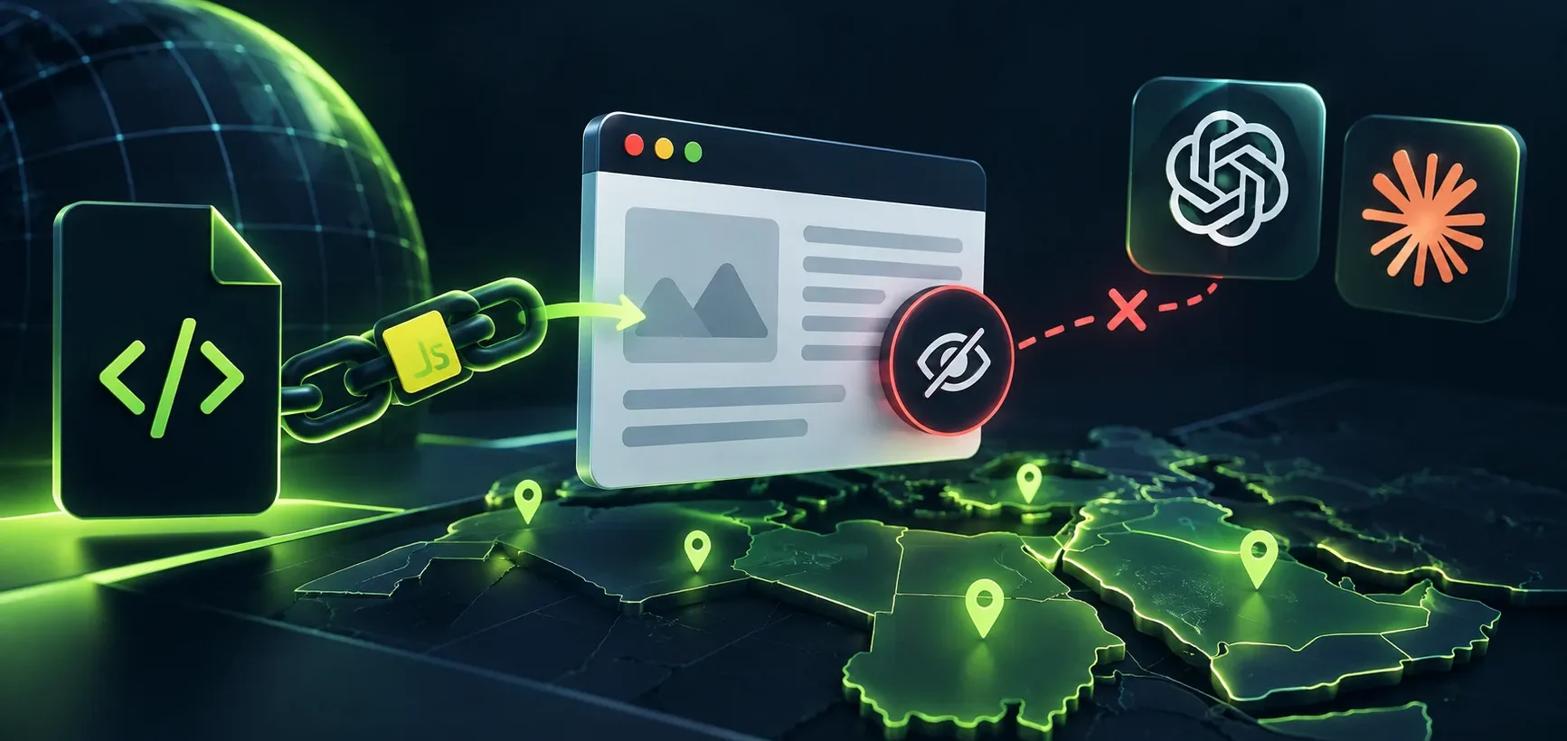 JavaScript Links Are Hiding MENA Sites From ChatGPT and Claude
